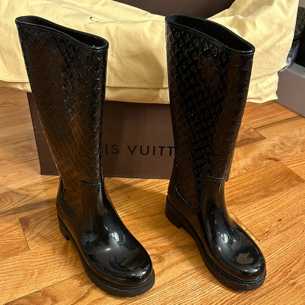 Louis Vuitton PVC rain boots